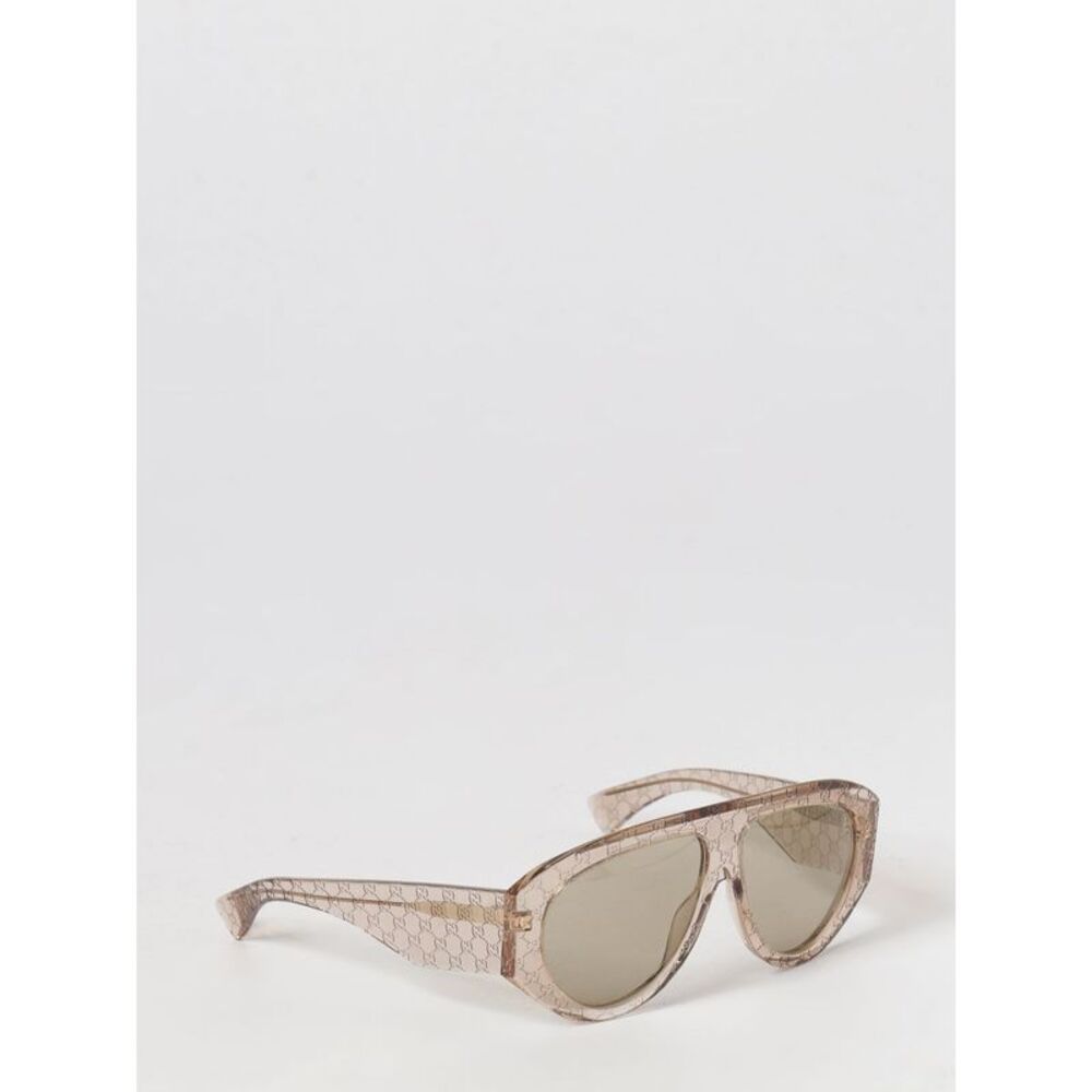 Gucci Women Tortoiseshell Acetate Sunglasses With Embossed Gg Monogram Gucci